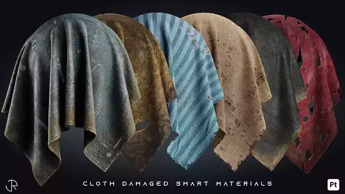 Cloth Damaged Smart materials Vol 01 