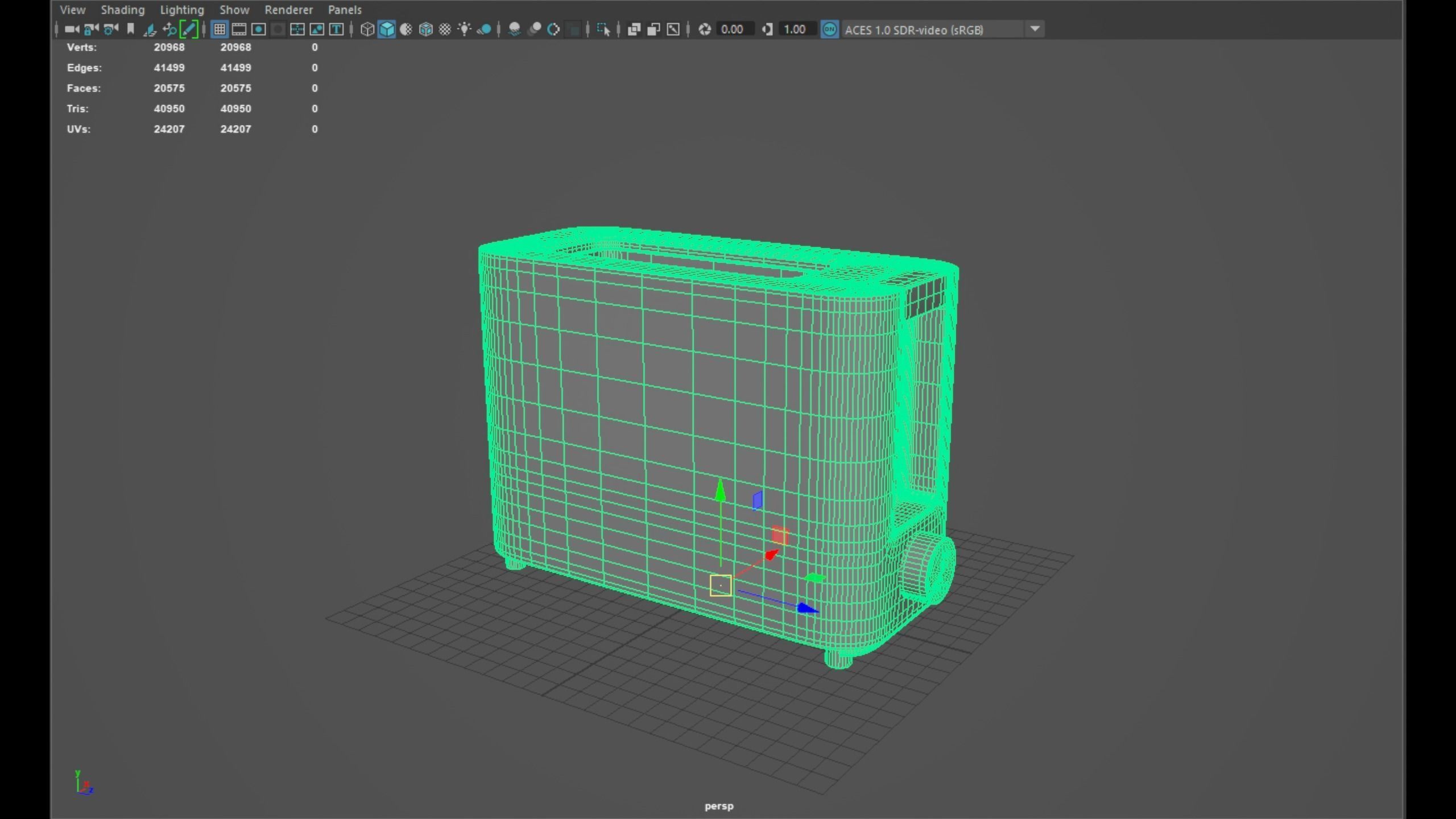 Single Slice Cool Touch Toaster Digitally Crafted Toaster 3D model_8