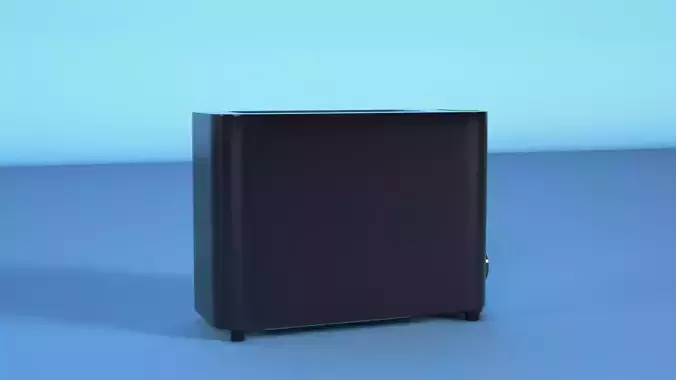 Single Slice Cool Touch Toaster Digitally Crafted Toaster 3D model