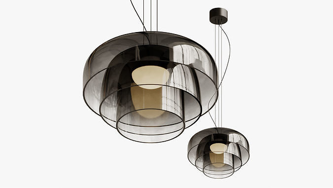 Pendant light Levels Fume 3D model