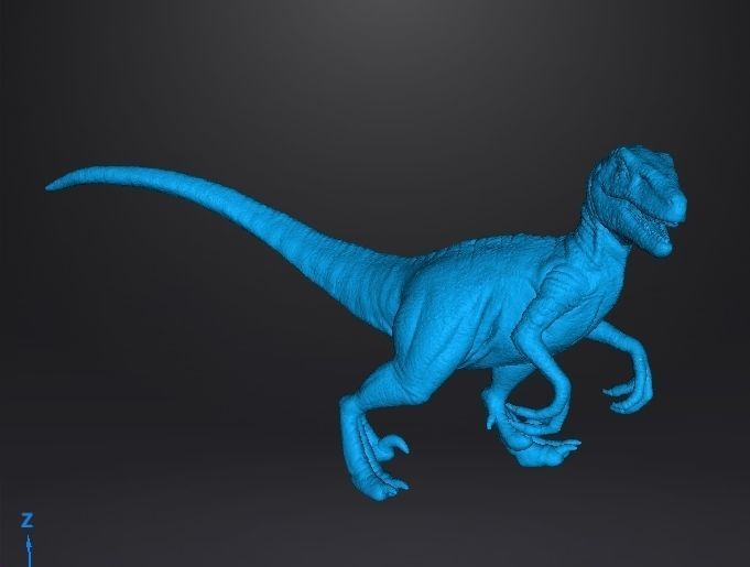 JP RAPTOR DINOSAUR FIGURE MODEL ANIMAL CREATURE WILDLIFE 3D print model_7