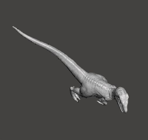 JP RAPTOR DINOSAUR FIGURE MODEL ANIMAL CREATURE WILDLIFE 3D print model_4