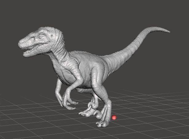 JP RAPTOR DINOSAUR FIGURE MODEL ANIMAL CREATURE WILDLIFE 3D print model_2