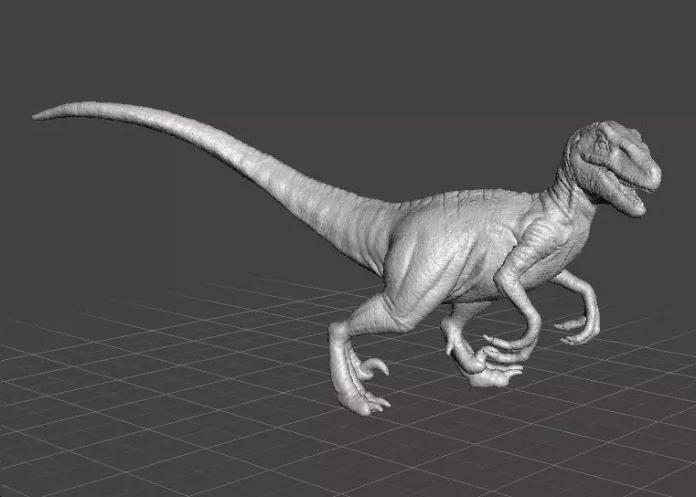 JP RAPTOR DINOSAUR FIGURE MODEL ANIMAL CREATURE WILDLIFE 3D print model_0