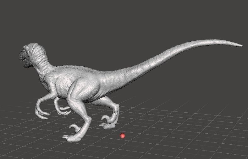 JP RAPTOR DINOSAUR FIGURE MODEL ANIMAL CREATURE WILDLIFE 3D print model_3