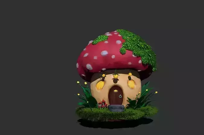 Magic mushroom house
