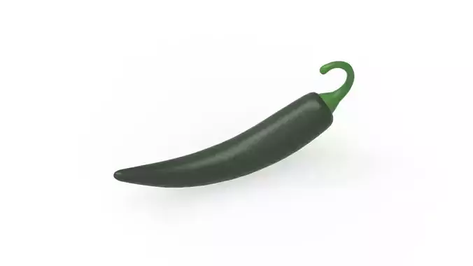 Chili Pepper v004 Low-poly 3D model