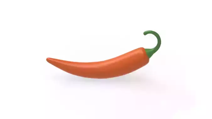 Chili Pepper v005 Low-poly 3D model