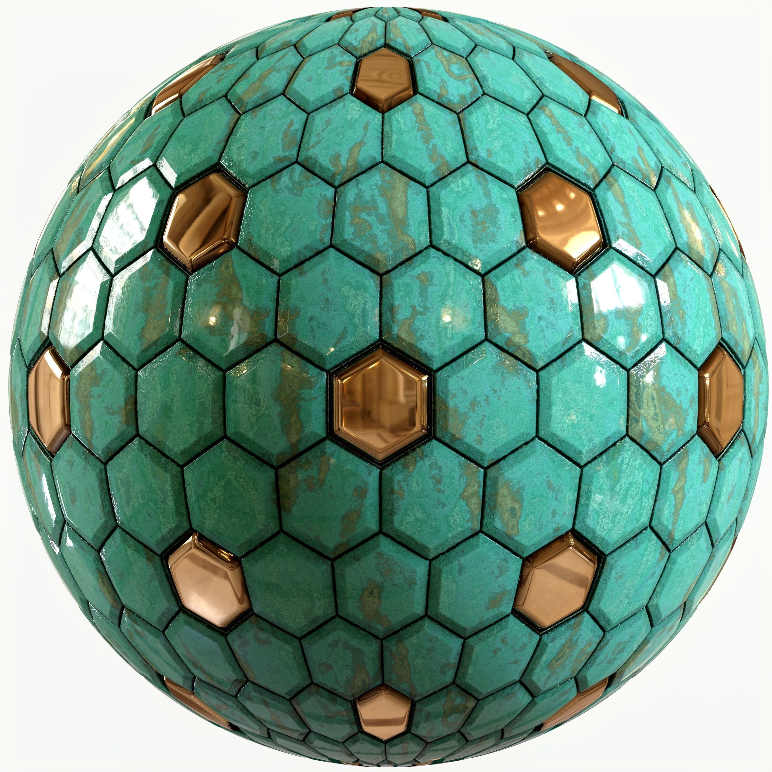 steel and marble tile PBR texture 001 Texture_13