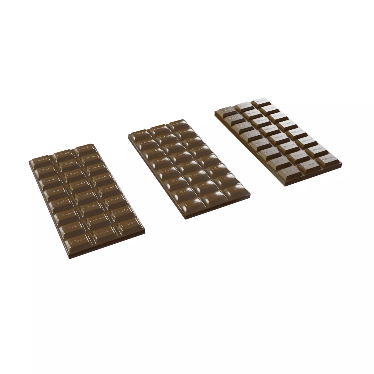 Chocolate Bar - Choclux Free low-poly 3D model_0