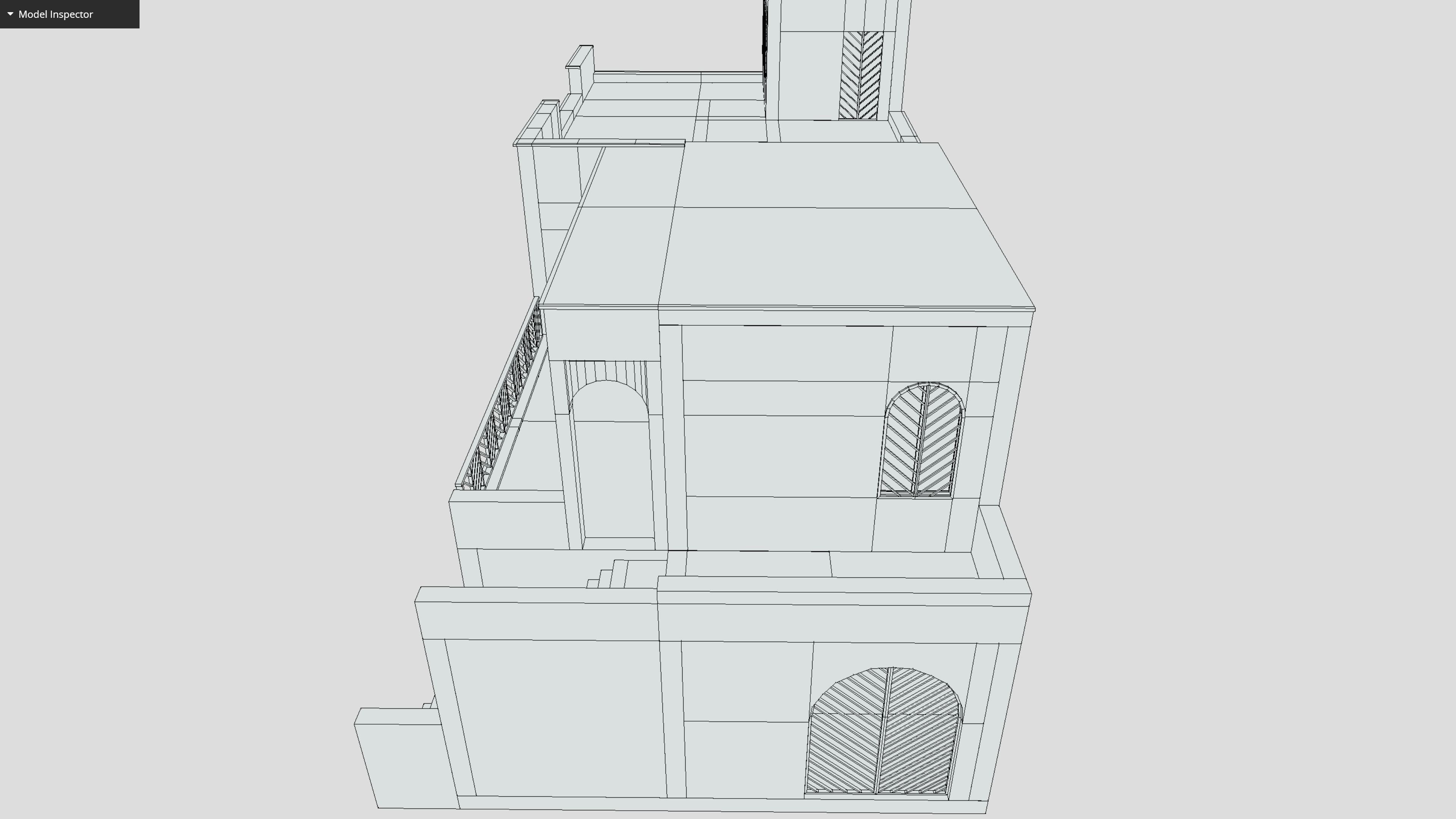 Middle East Building Low-poly 3D model_7