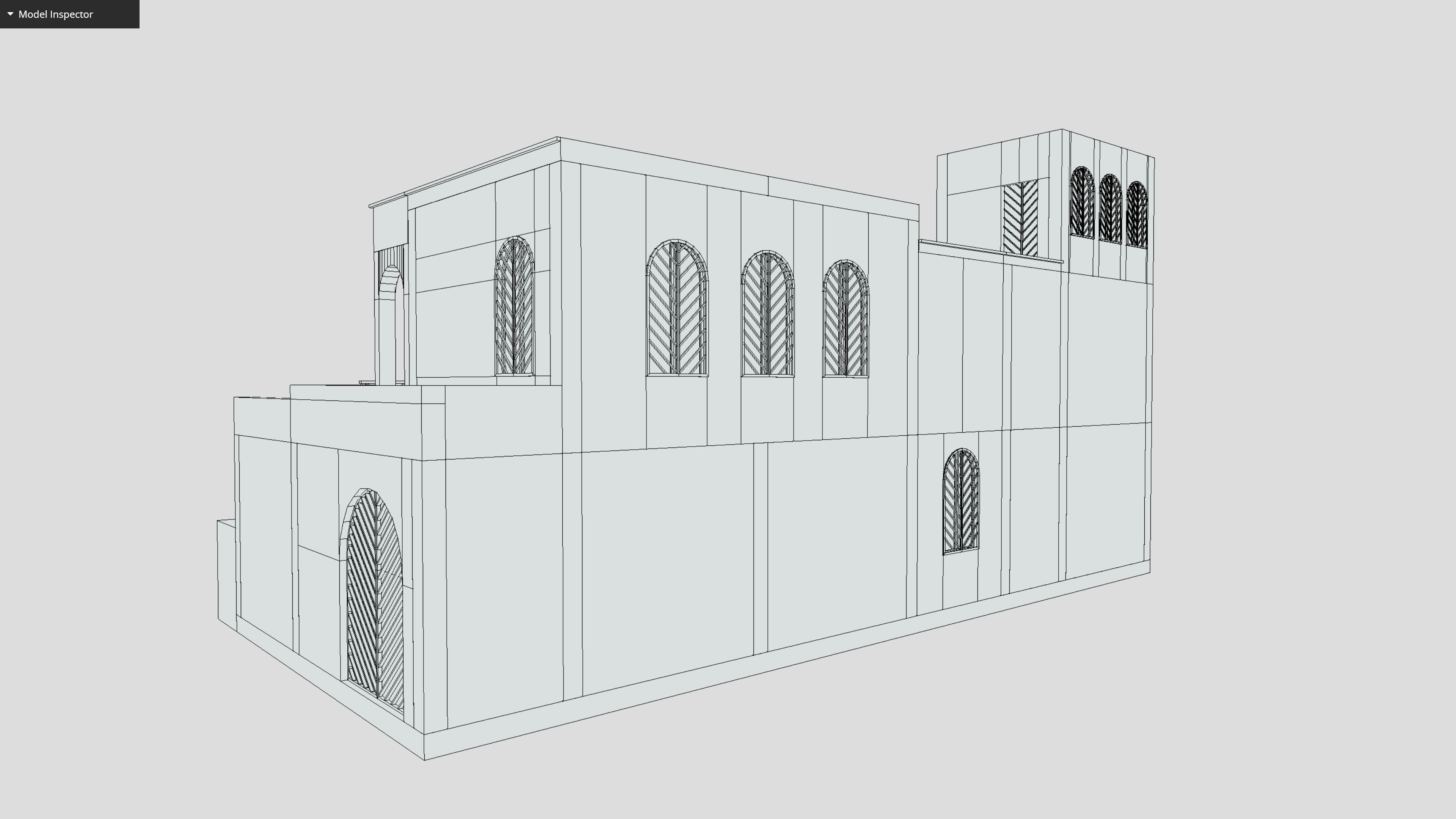 Middle East Building Low-poly 3D model_13