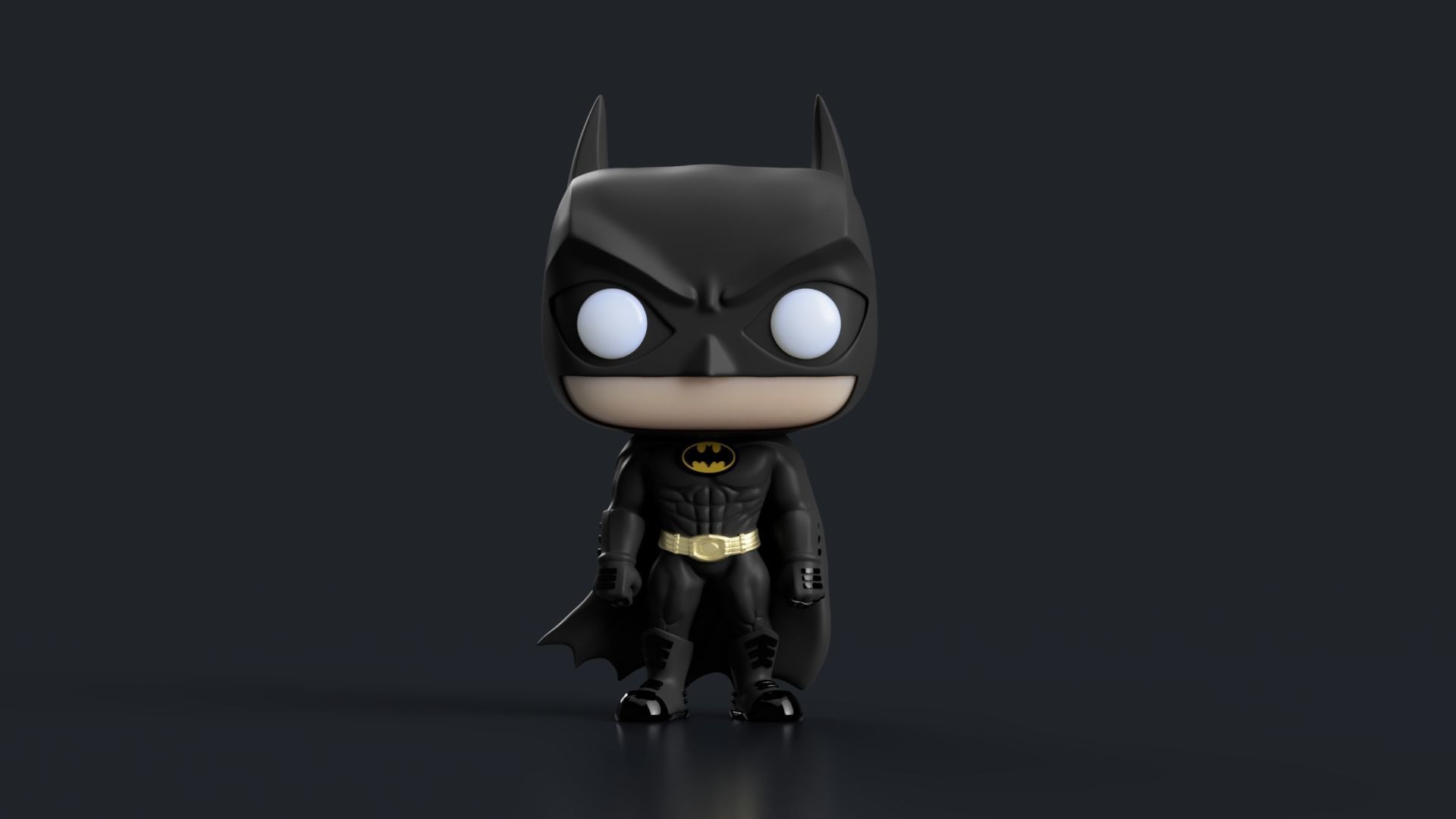 Batman 89 funko pop 3D print model_1