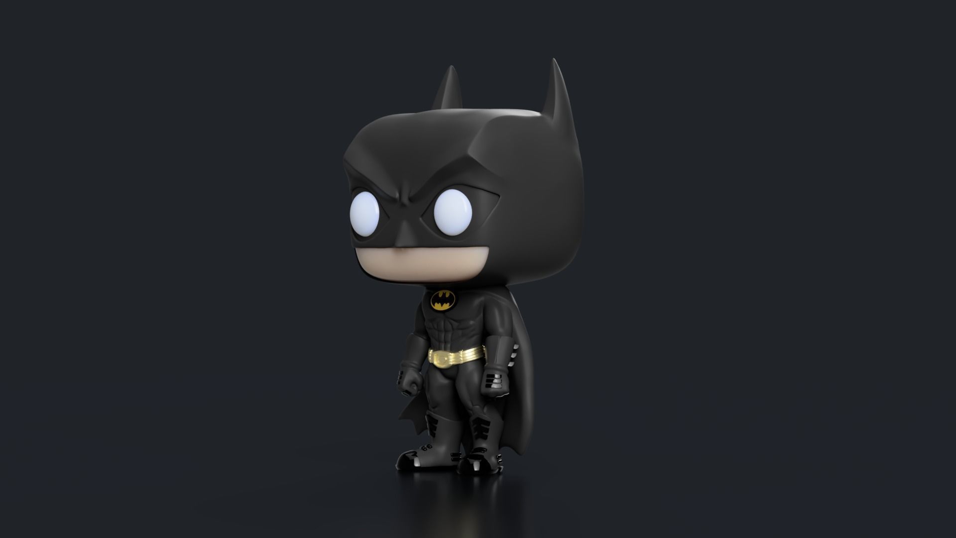 Batman 89 funko pop 3D print model_2