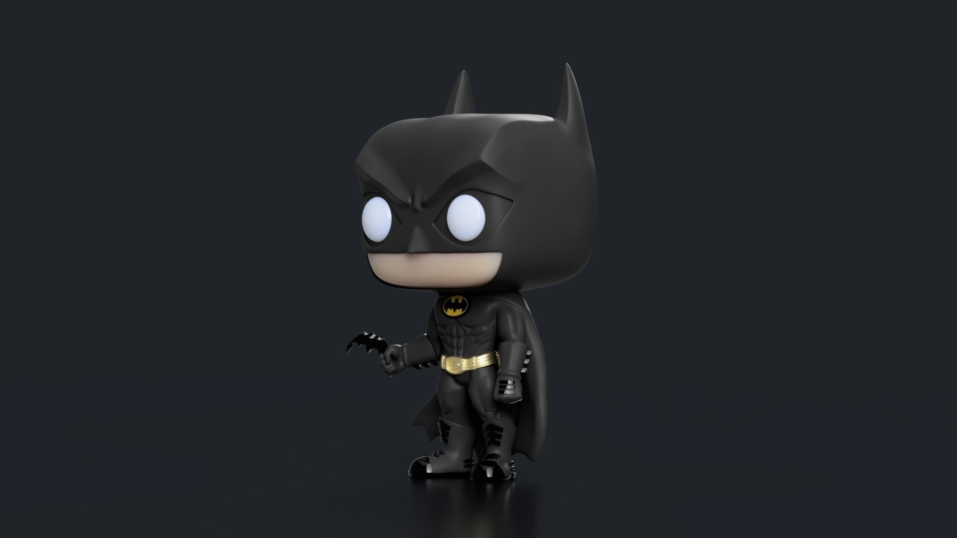 Batman 89 funko pop 3D print model_5