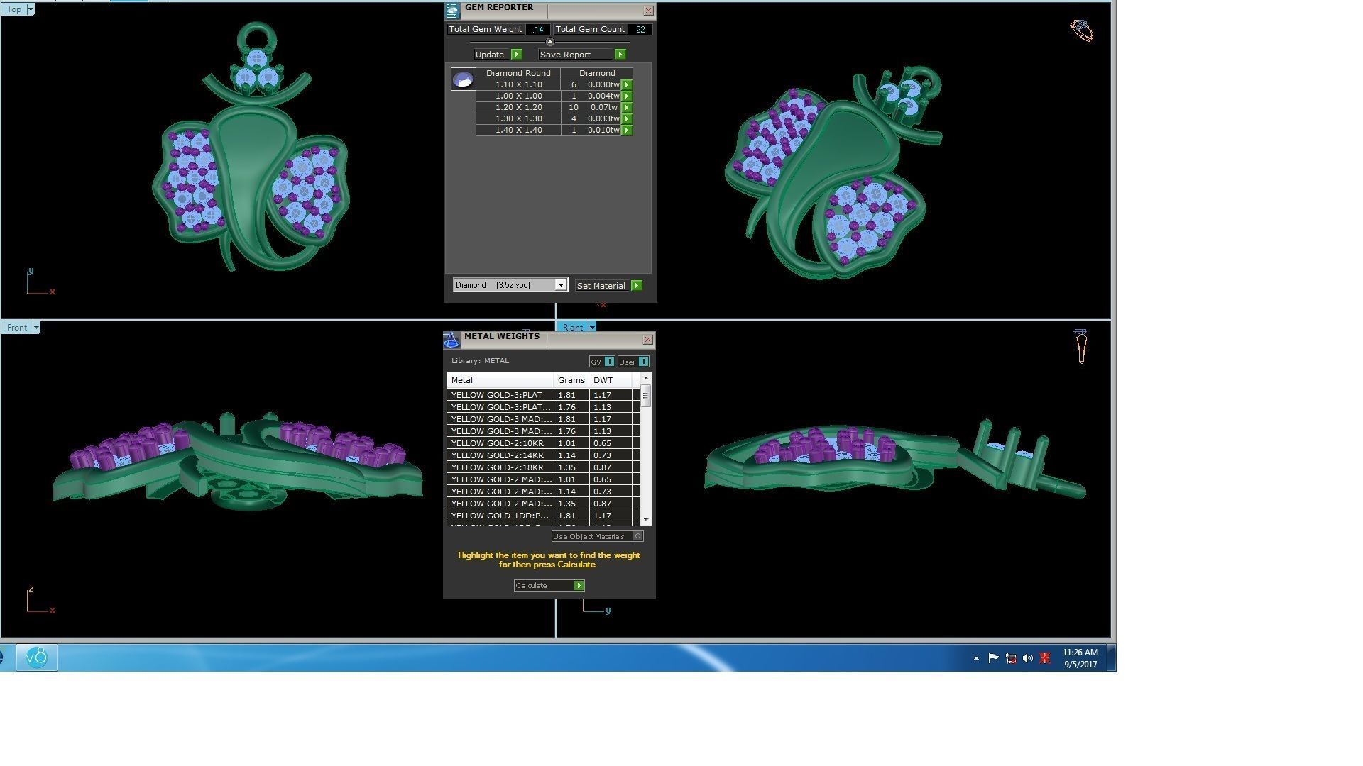 Spiritual Ganesha Pendant 3D print model_3