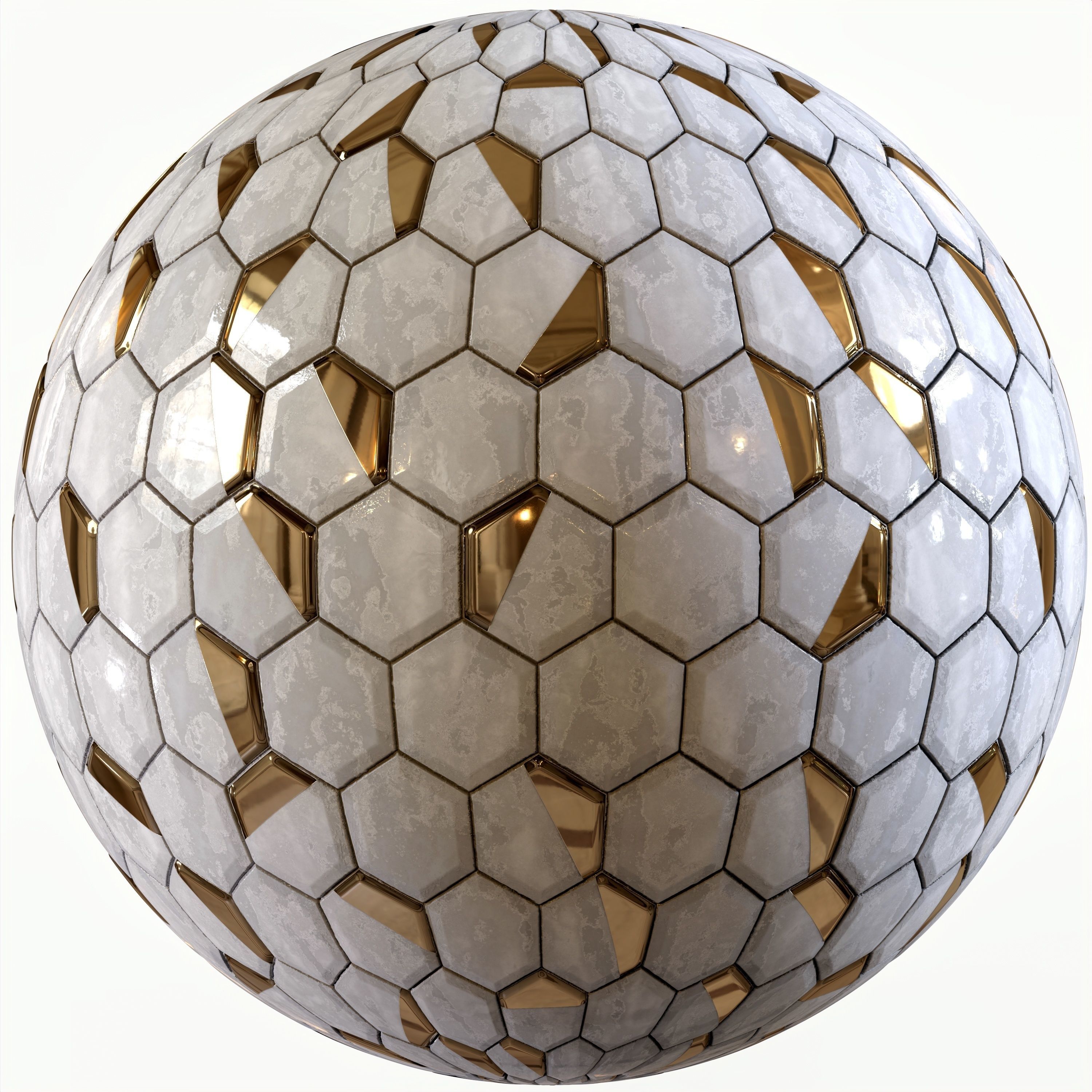steel and marble tile PBR texture 002 Texture_9