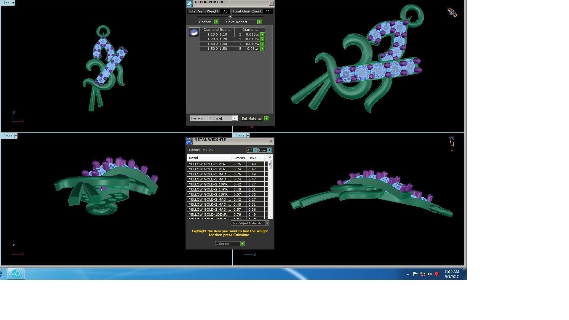 Spiritual Om Pendant 3D print model_3