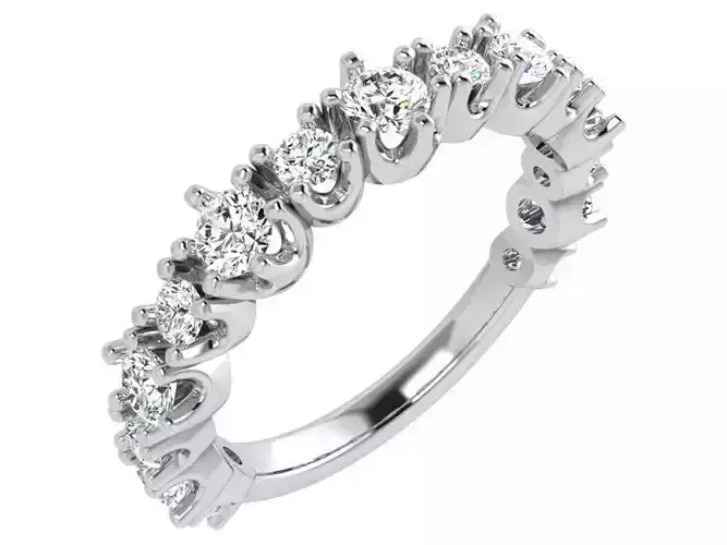 Round Diamond Band Ring 4832