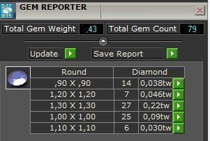 Aiden Name Diamond Pendant 4838 3D print model_8