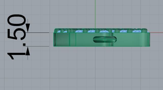 Aiden Name Diamond Pendant 4838 3D print model_6