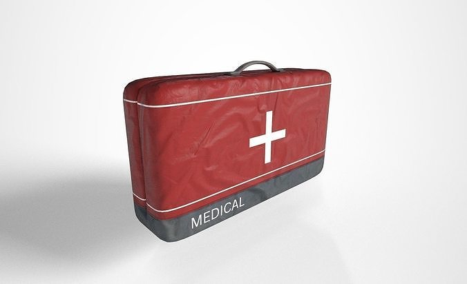 Medic Pack Low-poly 3D model