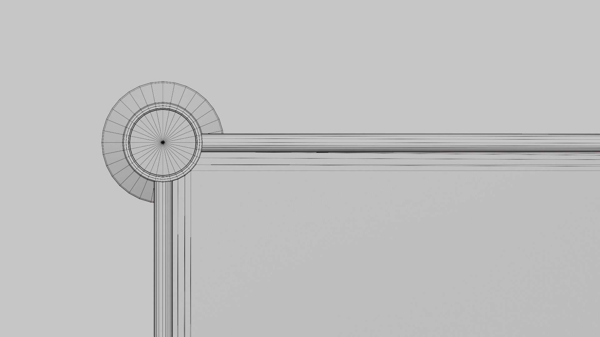 Chrome Wire Shelving Unit Low-poly 3D model_6