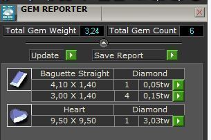 Spiral Ring With Heart Diamond 4846 3D print model_8