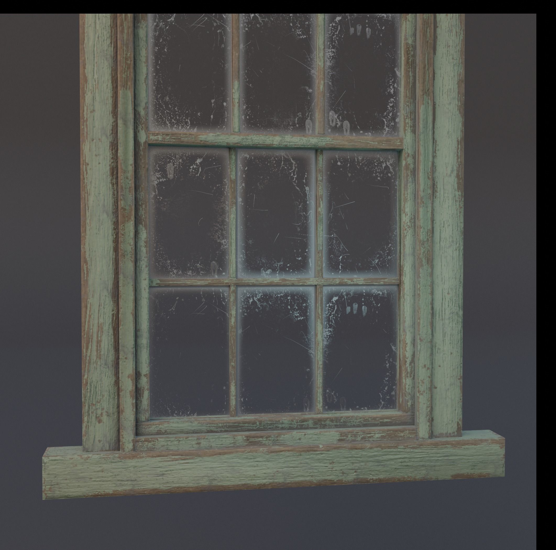 20 old windows pack Low-poly 3D model_12