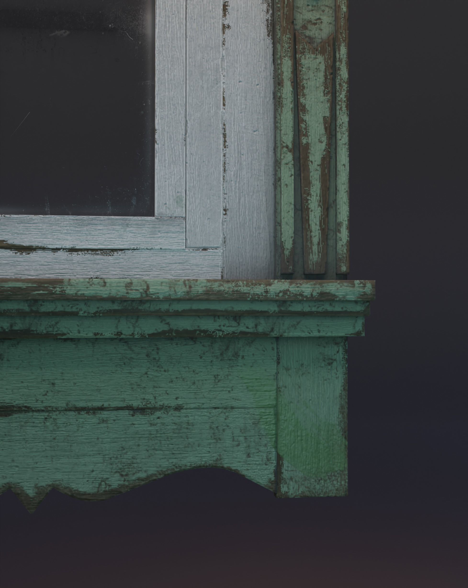 20 old windows pack Low-poly 3D model_34