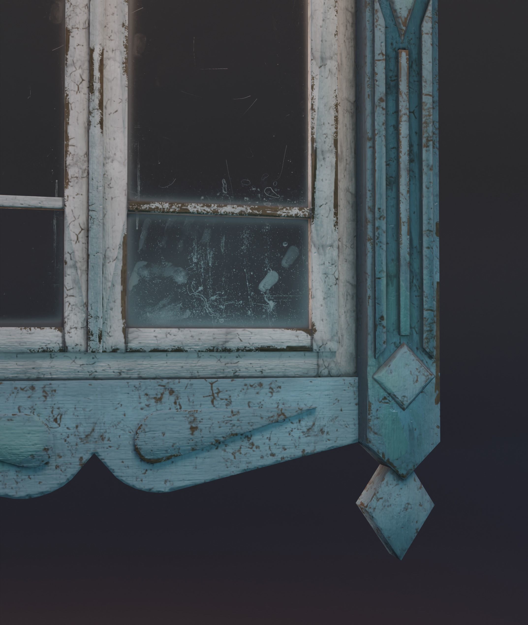 20 old windows pack Low-poly 3D model_11