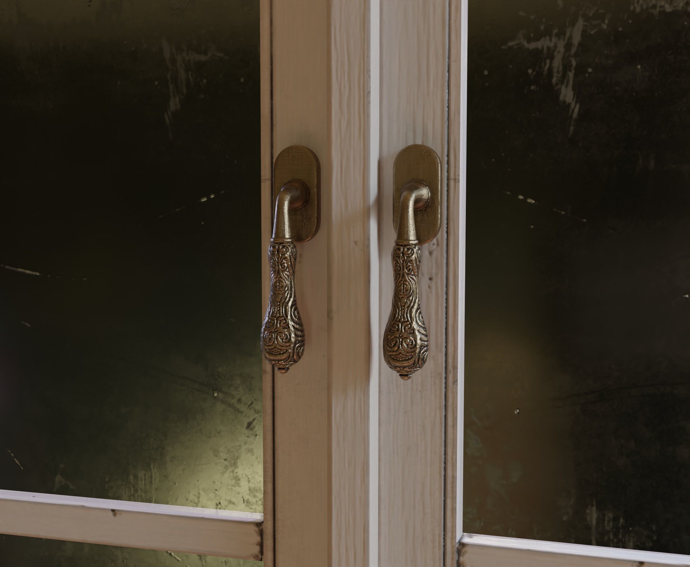 20 old windows pack Low-poly 3D model_57