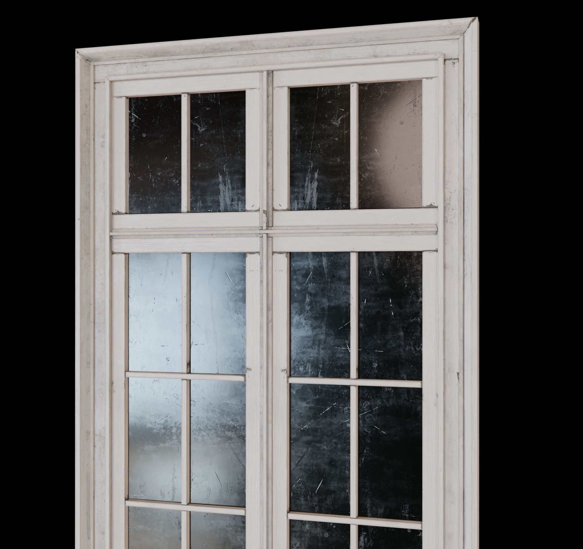 20 old windows pack Low-poly 3D model_54