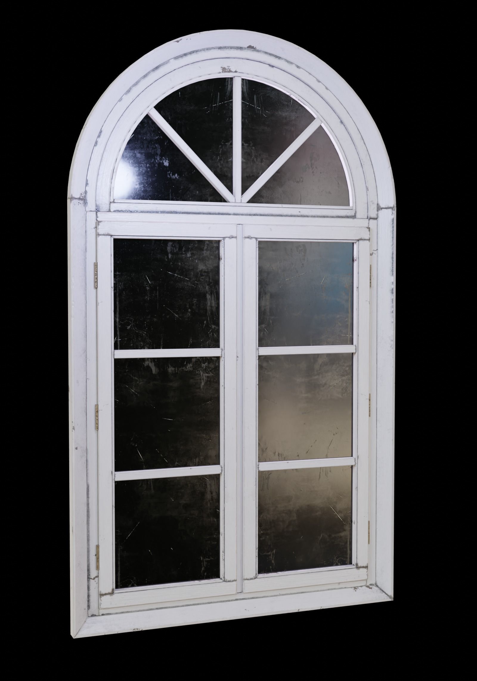 20 old windows pack Low-poly 3D model_46