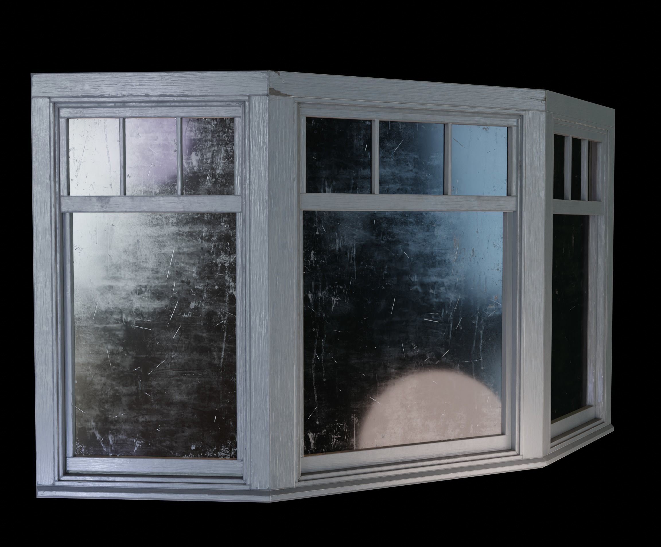 20 old windows pack Low-poly 3D model_41
