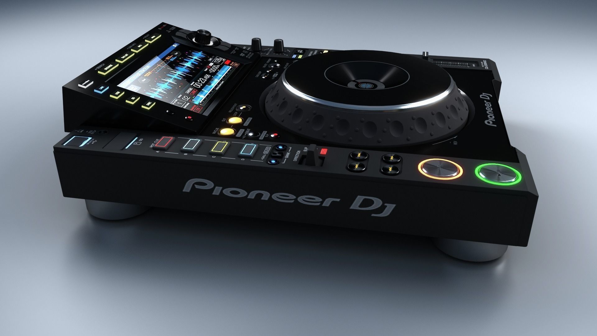 Pioneer DJ CDJ-2000NXS2  3D model_13