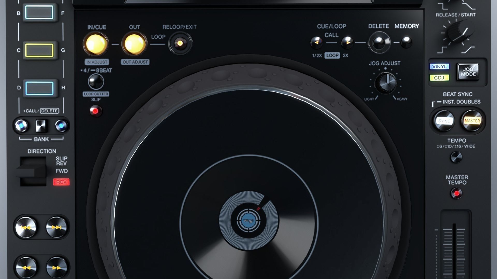 Pioneer DJ CDJ-2000NXS2  3D model_47
