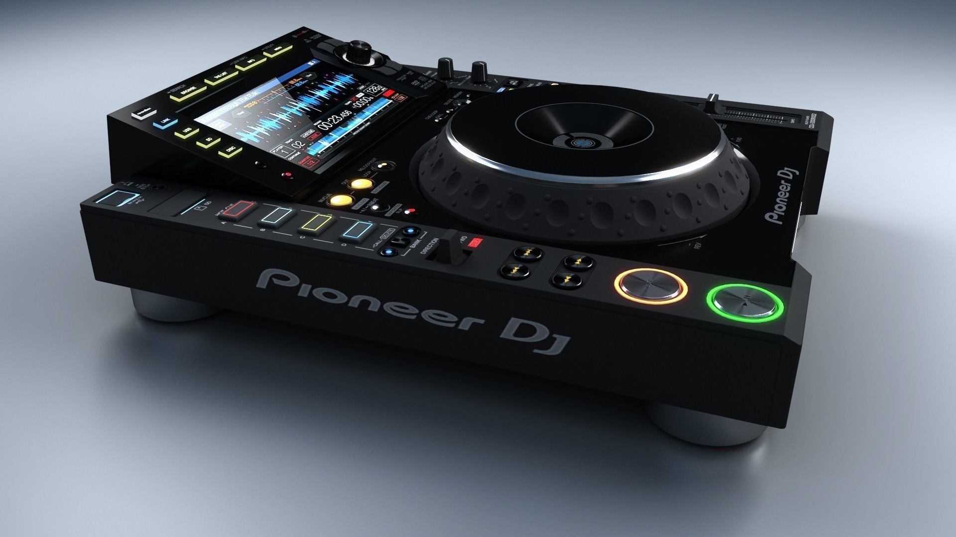 Pioneer DJ CDJ-2000NXS2  3D model_12