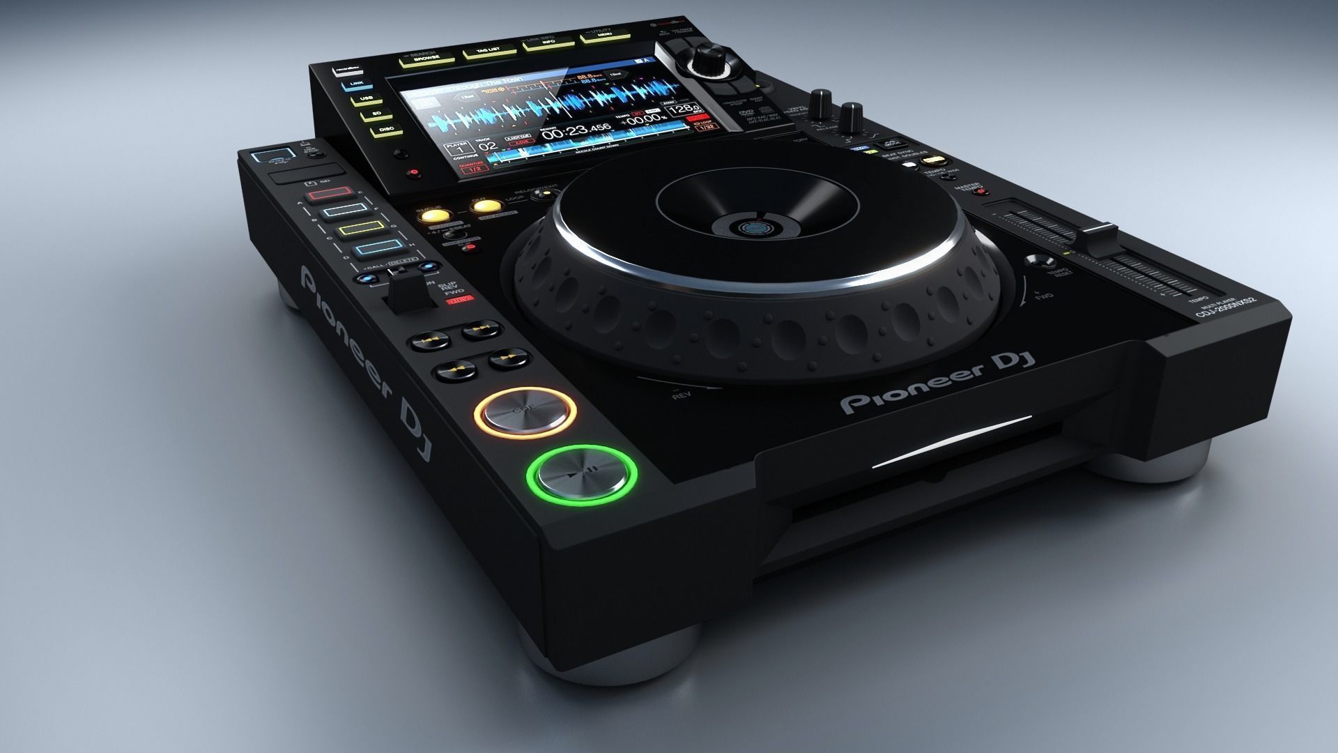 Pioneer DJ CDJ-2000NXS2  3D model_8