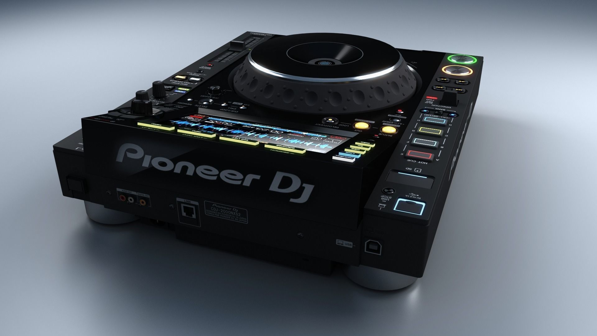 Pioneer DJ CDJ-2000NXS2  3D model_21