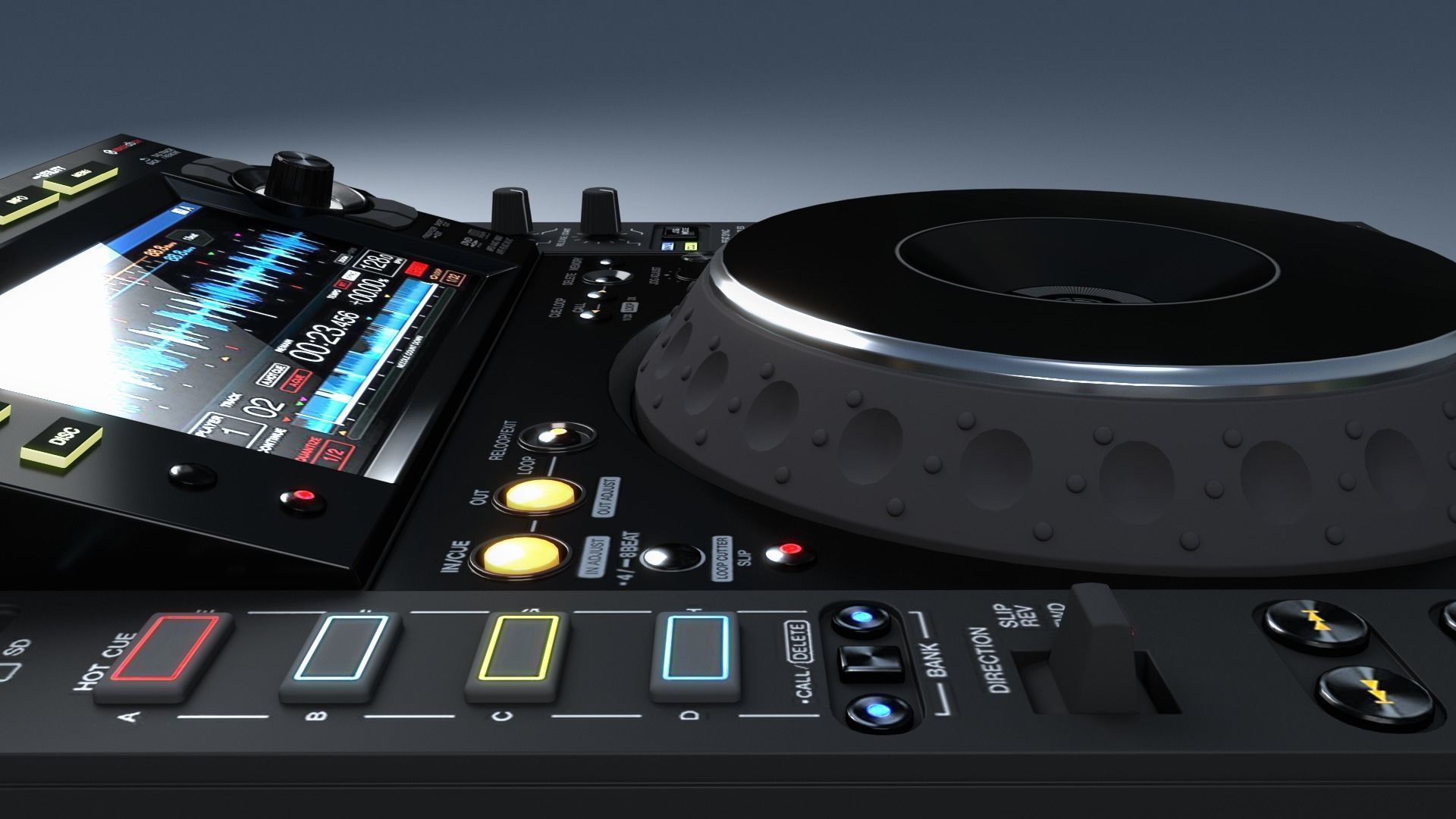 Pioneer DJ CDJ-2000NXS2  3D model_44