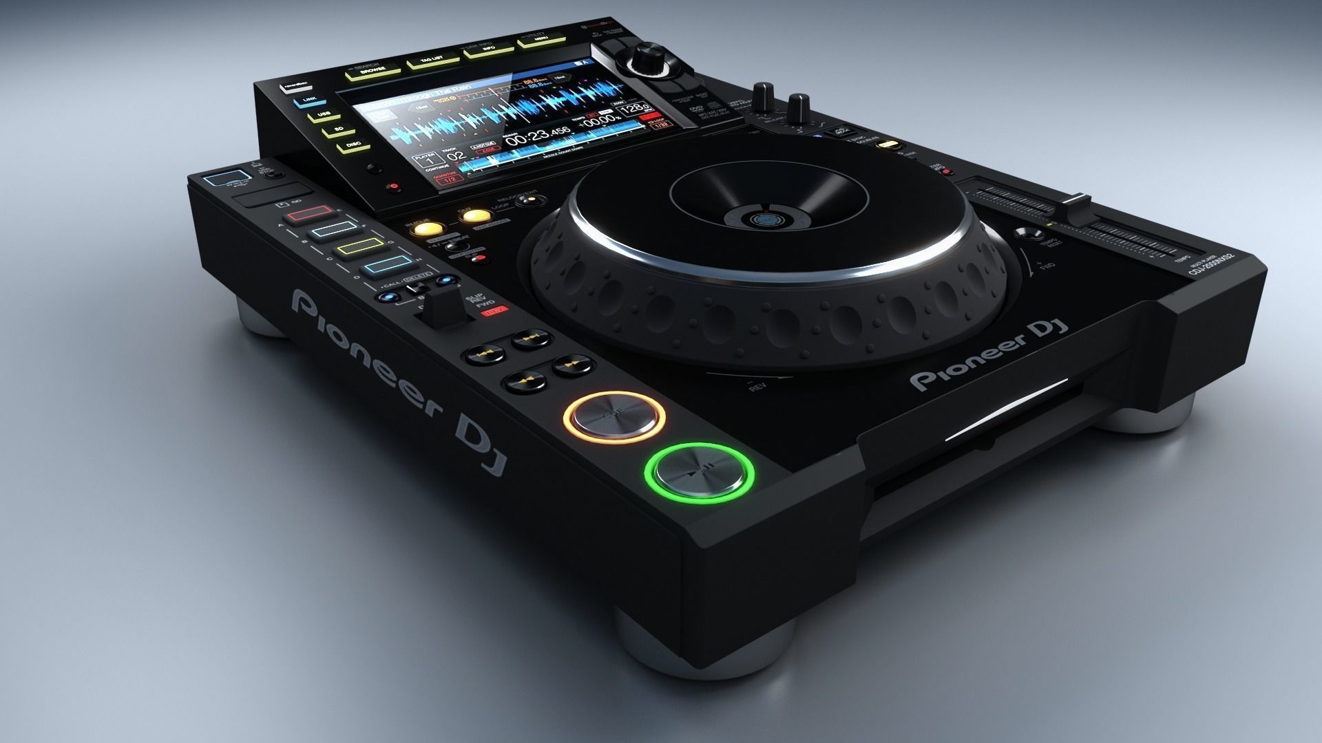 Pioneer DJ CDJ-2000NXS2  3D model_9