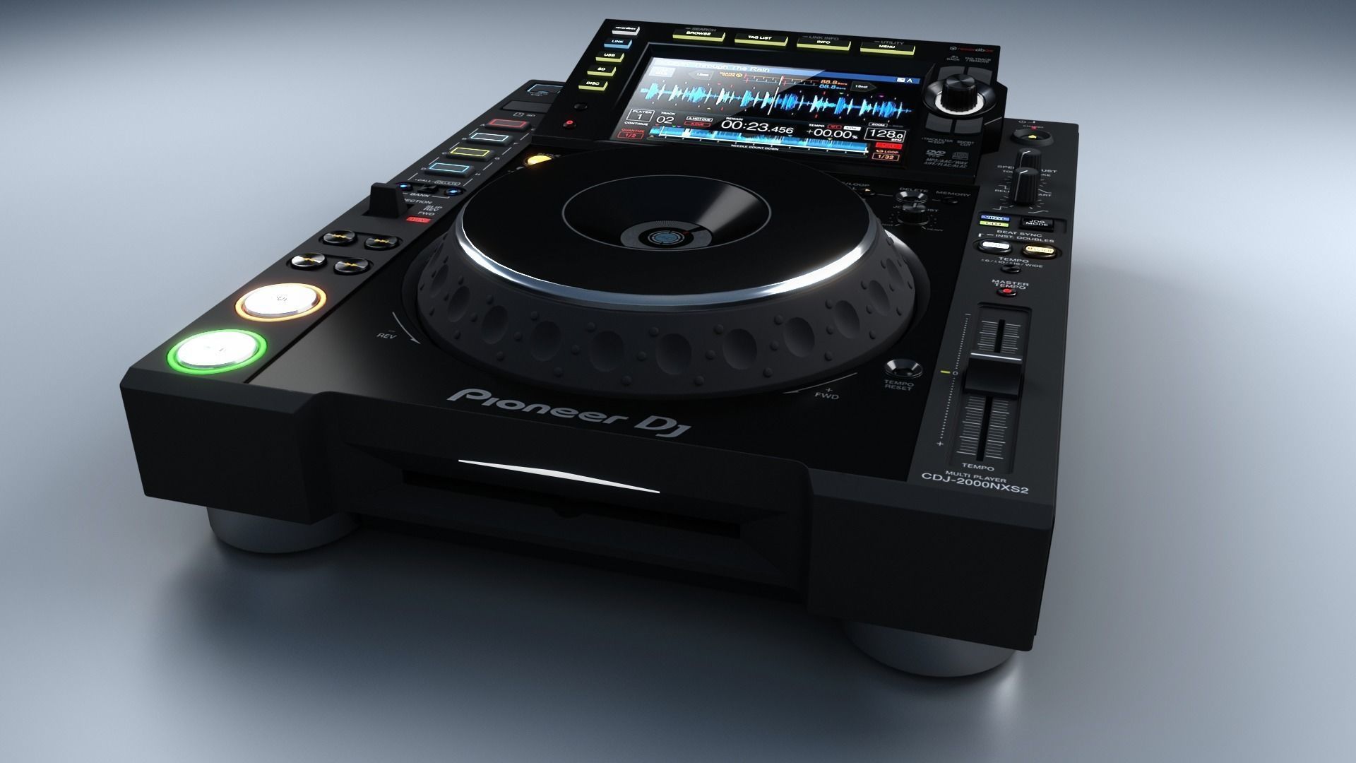 Pioneer DJ CDJ-2000NXS2  3D model_4