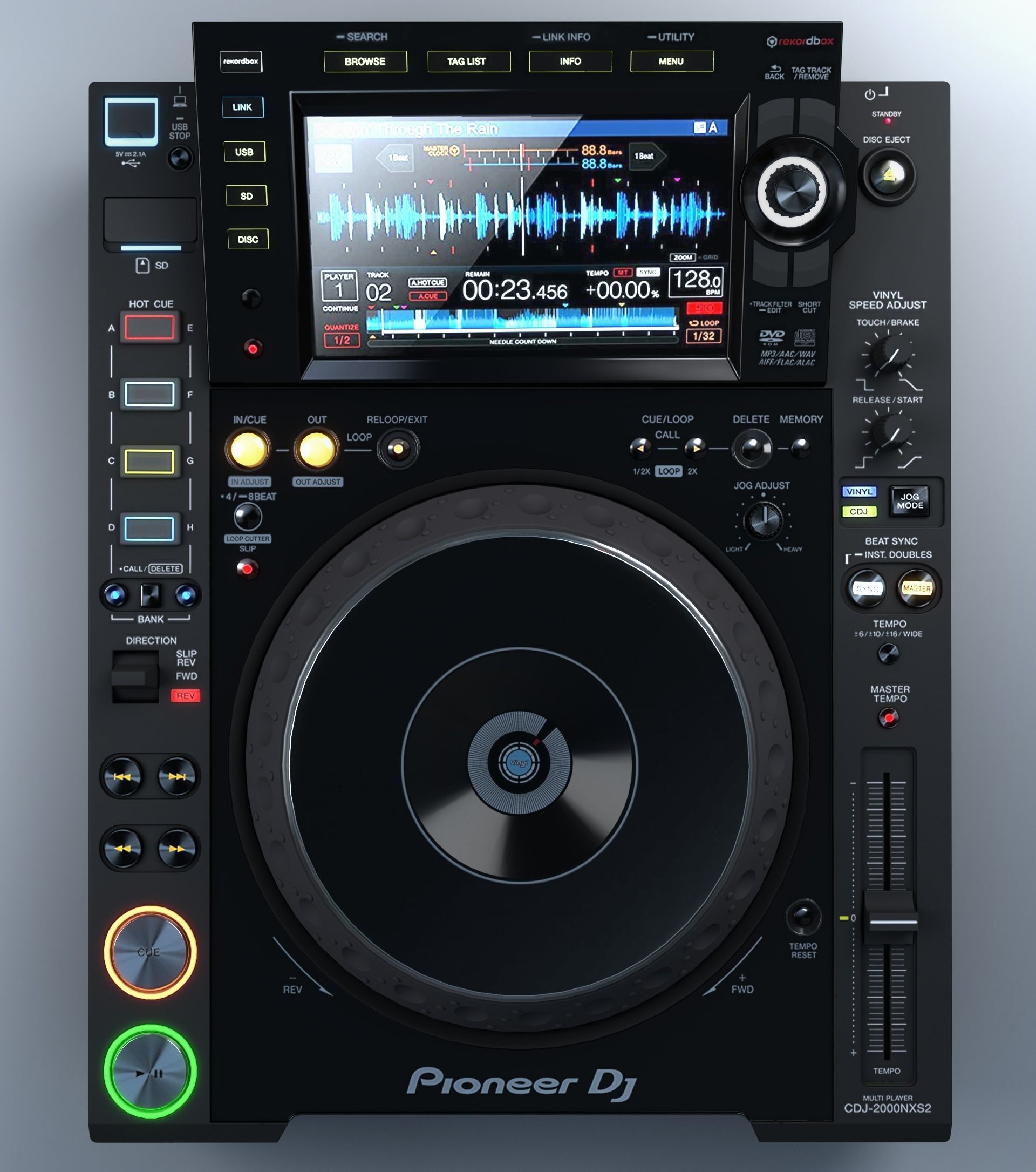 Pioneer DJ CDJ-2000NXS2  3D model_53