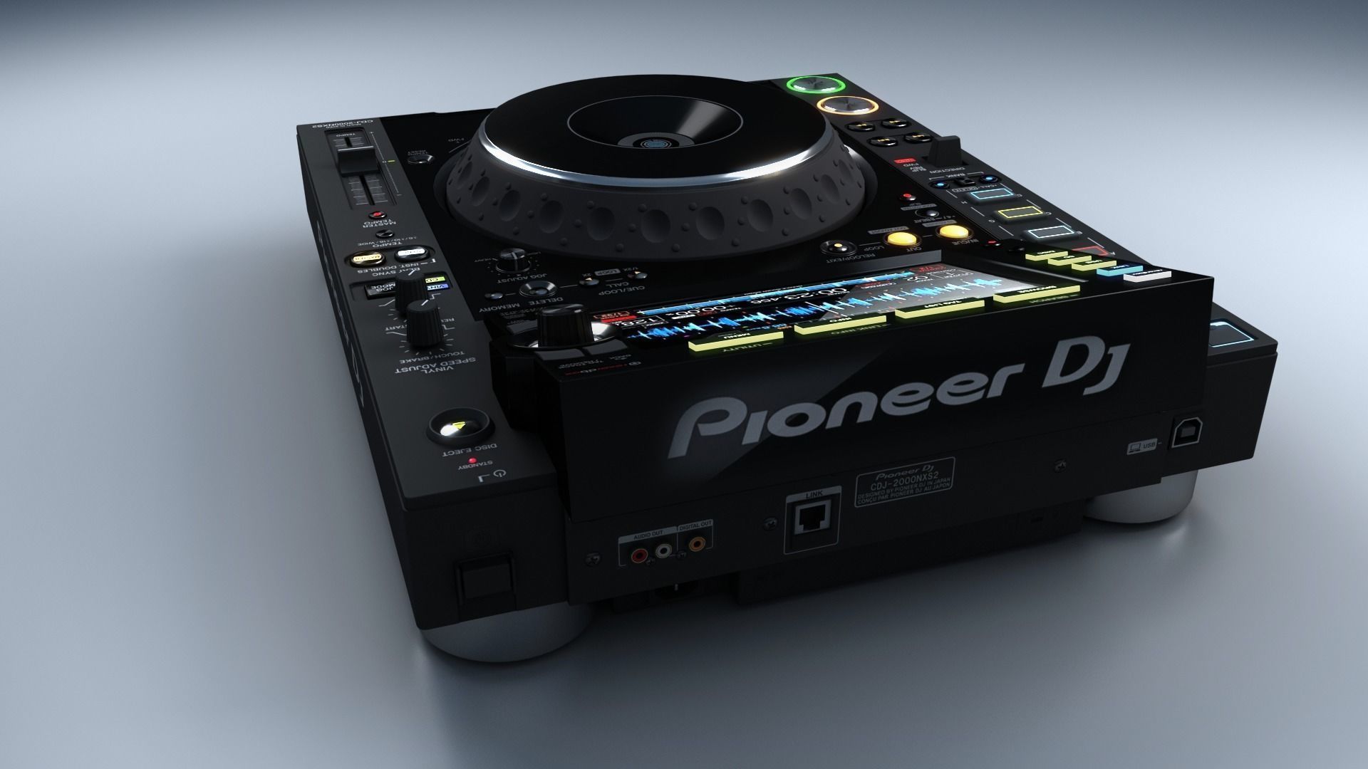 Pioneer DJ CDJ-2000NXS2  3D model_25