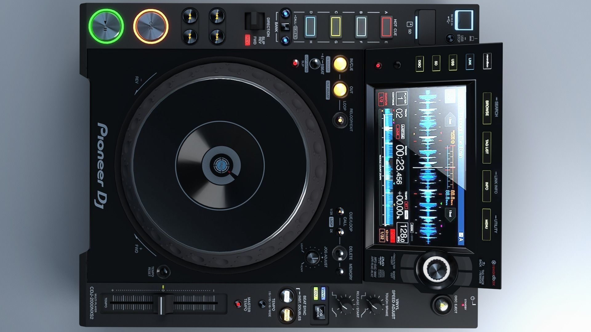 Pioneer DJ CDJ-2000NXS2  3D model_38