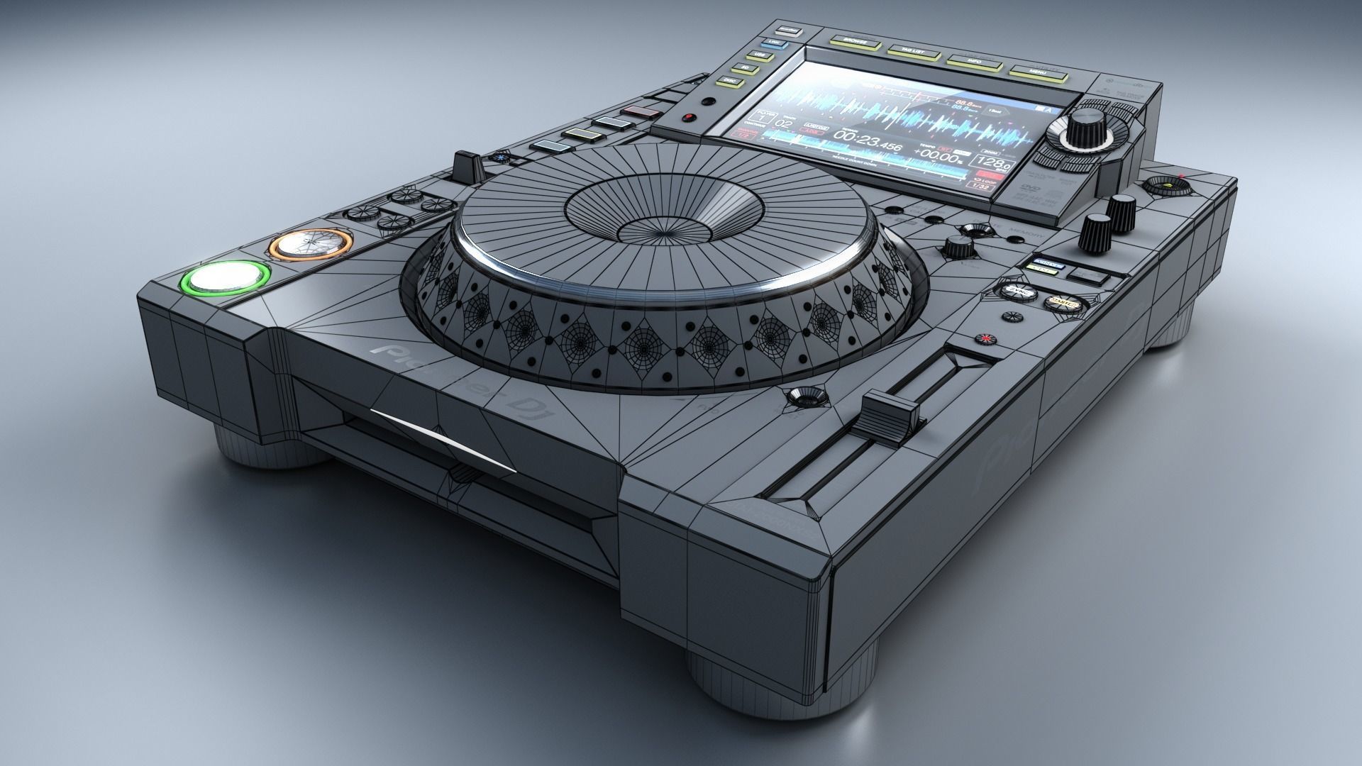 Pioneer DJ CDJ-2000NXS2  3D model_2