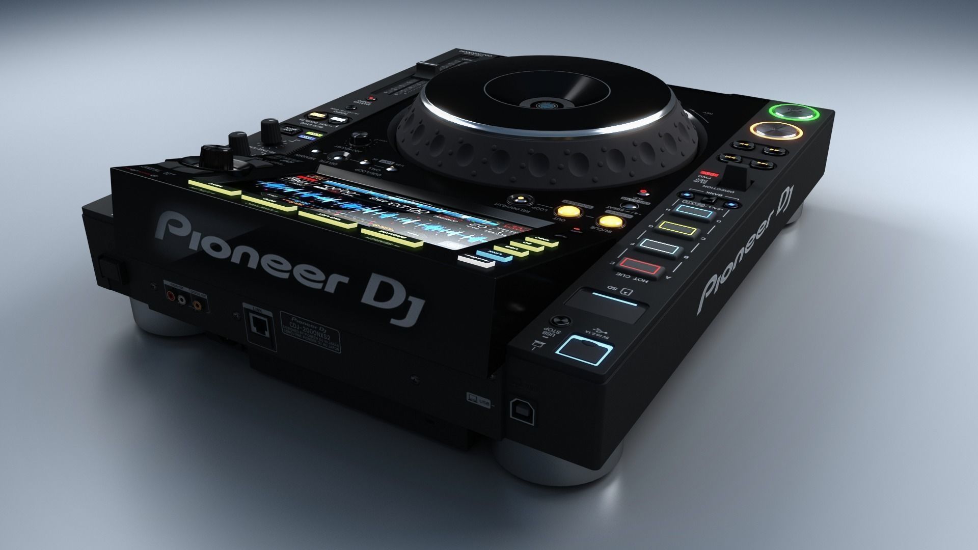 Pioneer DJ CDJ-2000NXS2  3D model_20