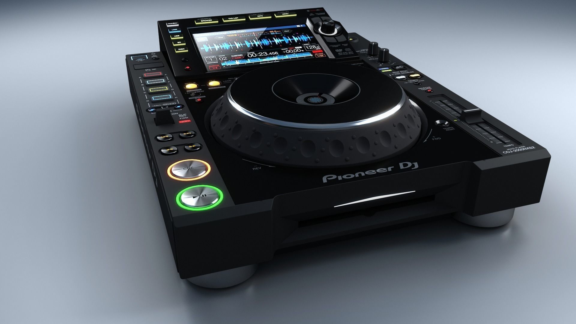 Pioneer DJ CDJ-2000NXS2  3D model_7