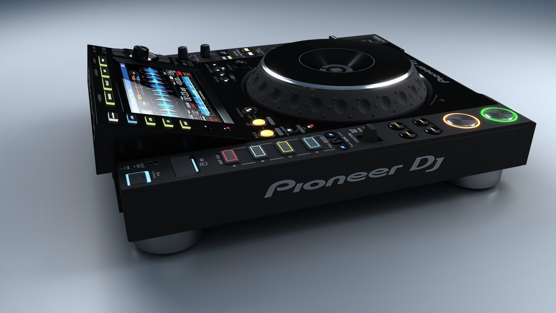 Pioneer DJ CDJ-2000NXS2  3D model_16